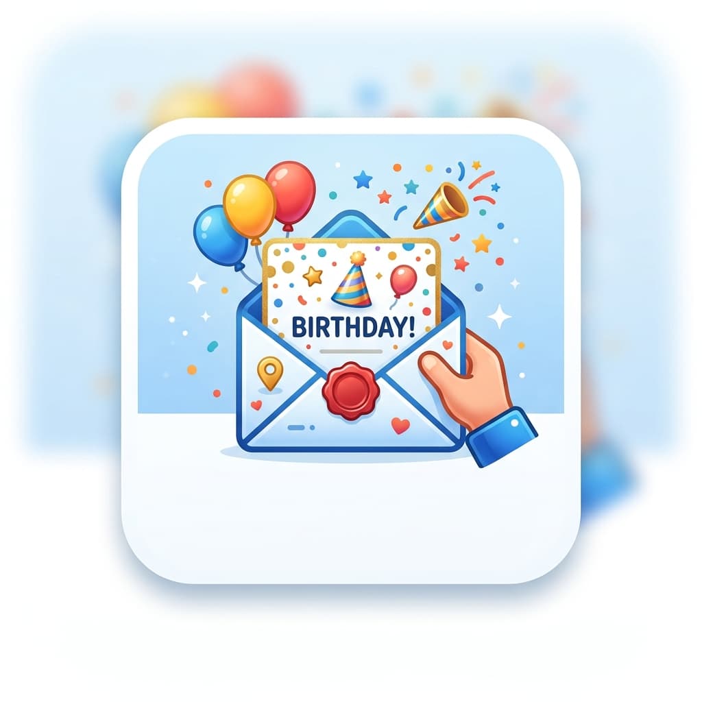 Create a birthday invite
